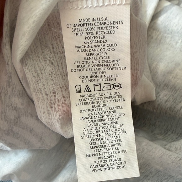 Prana Monochrome Patterned Tank Top - Picture 5 of 5